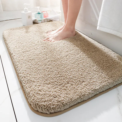 Luxurious Water-Absorbent Bath Mat – Thick & Non-Slip Design