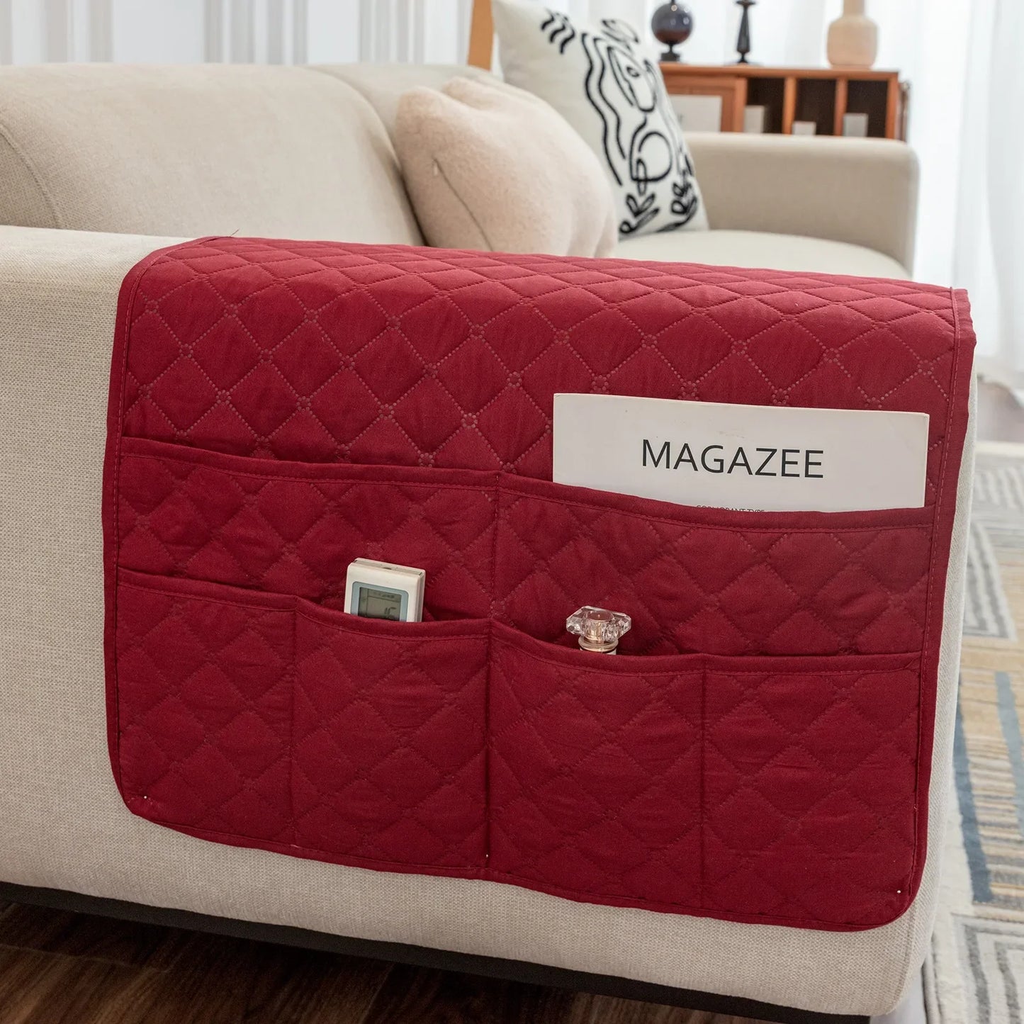 Sofa Armrest Storage Bag