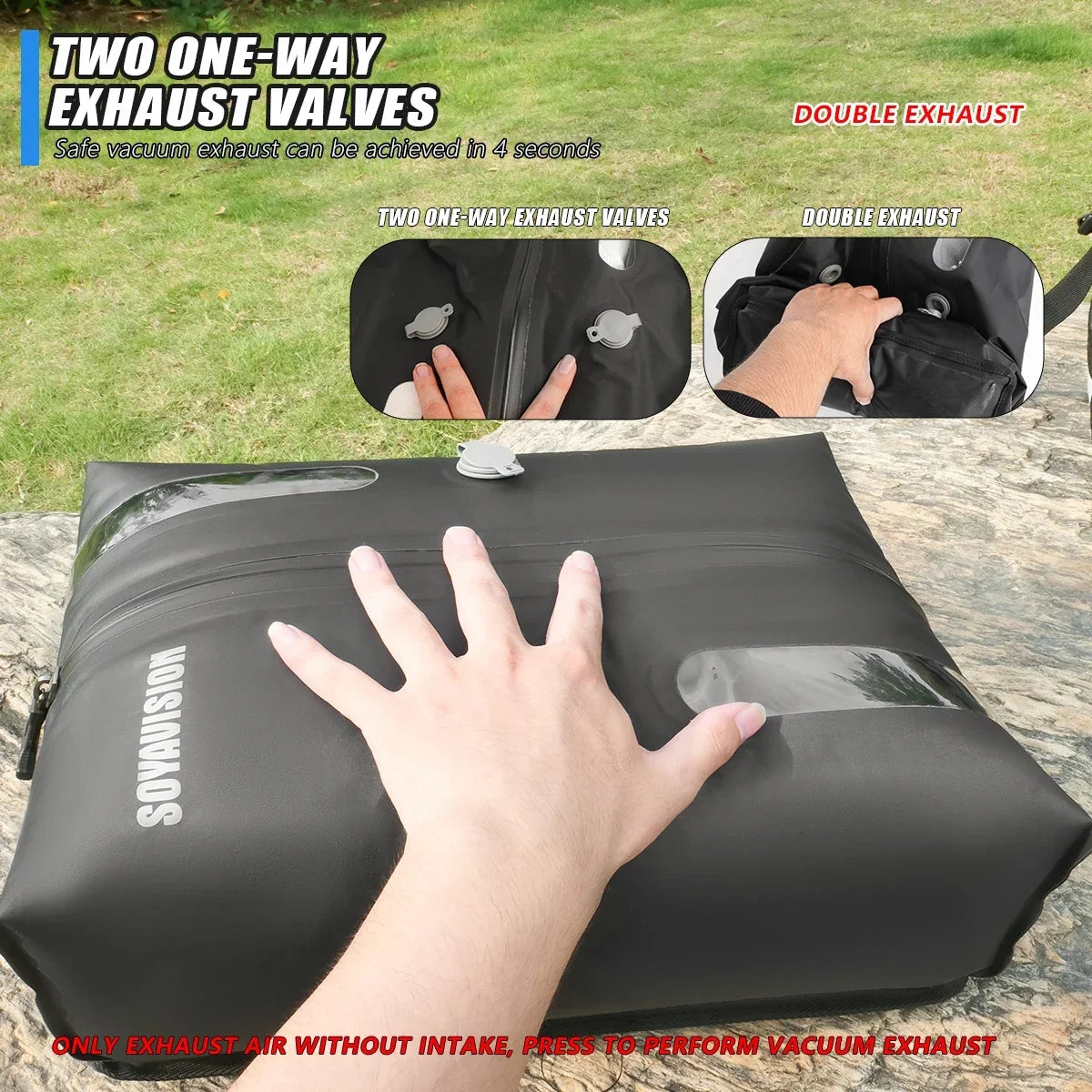 Travel Compression Storage Bags for Vacuum Sealing