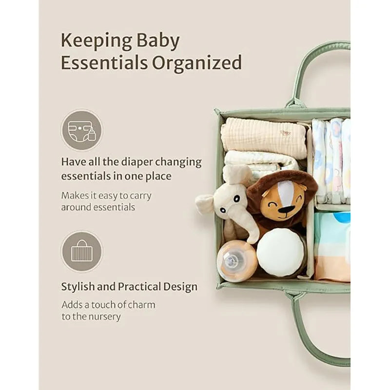 Nursing Essentials Organizer for Baby Nursery