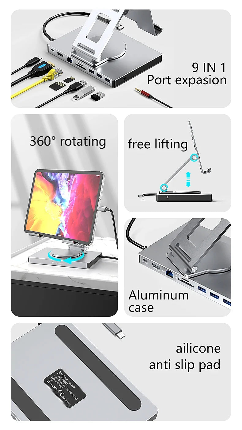 9-in-1 Multiport Docking Station