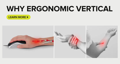Vertical Ergonomic Mouse M618XSD - Comfort Design