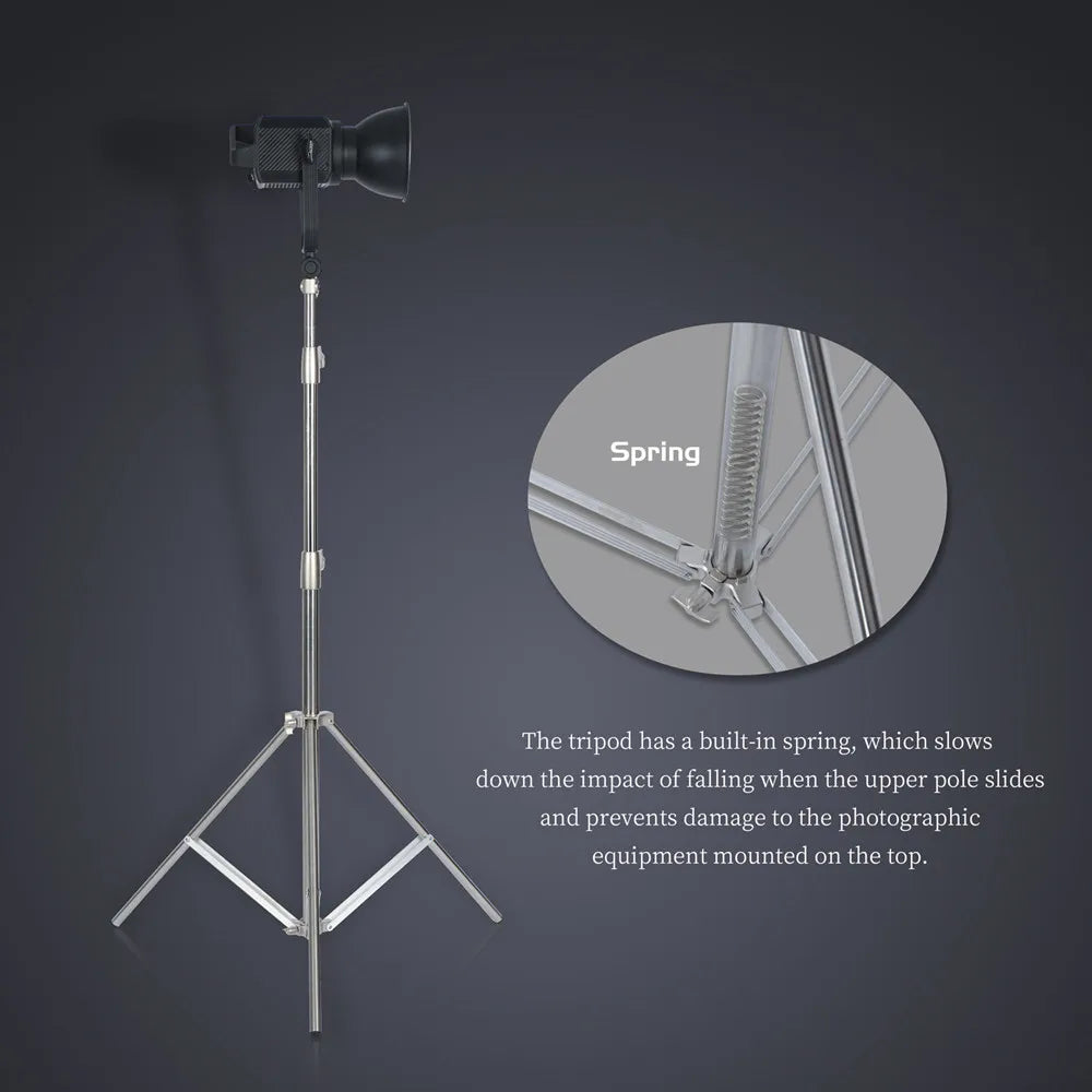 Tripod for Studio Lighting - 2.9M Height Adjustable Stand
