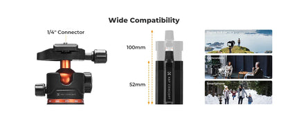Lightweight Tripod for Cameras – 178cm Height