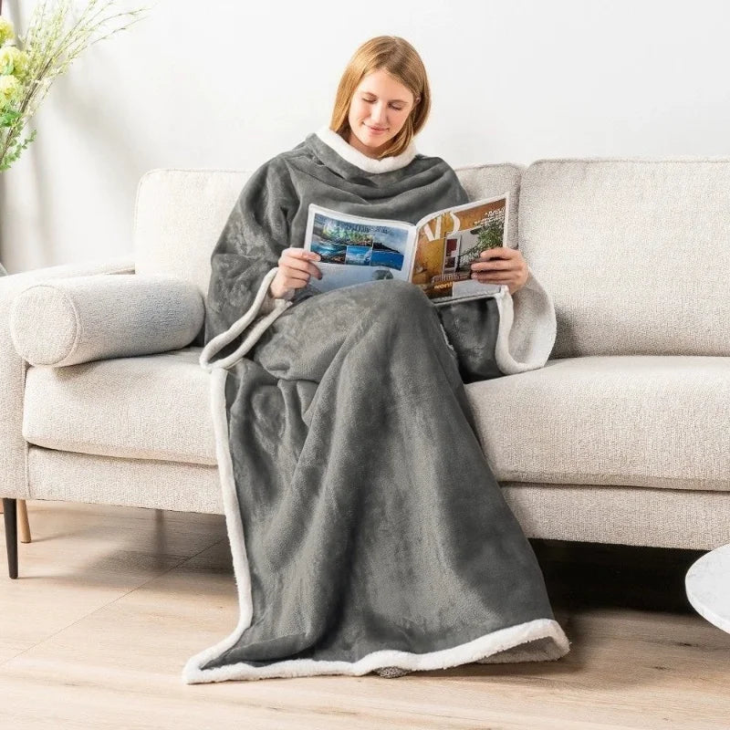 Cozy Wearable Fleece Blanket