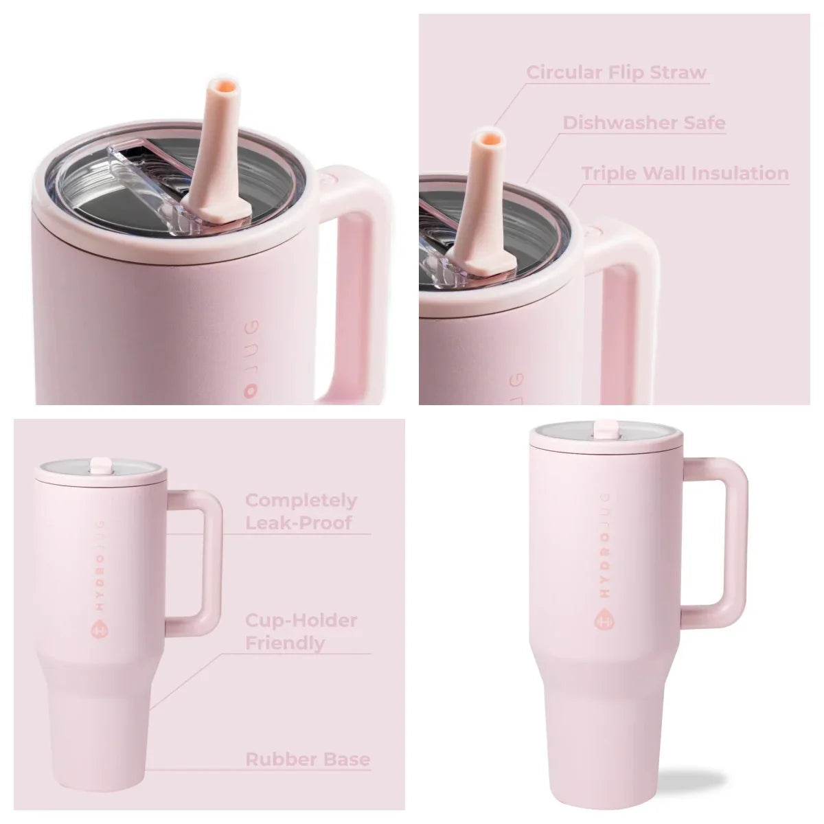 Flip Straw Insulated Tumbler