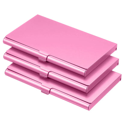Aluminum Business Card Holder with Flip Cover