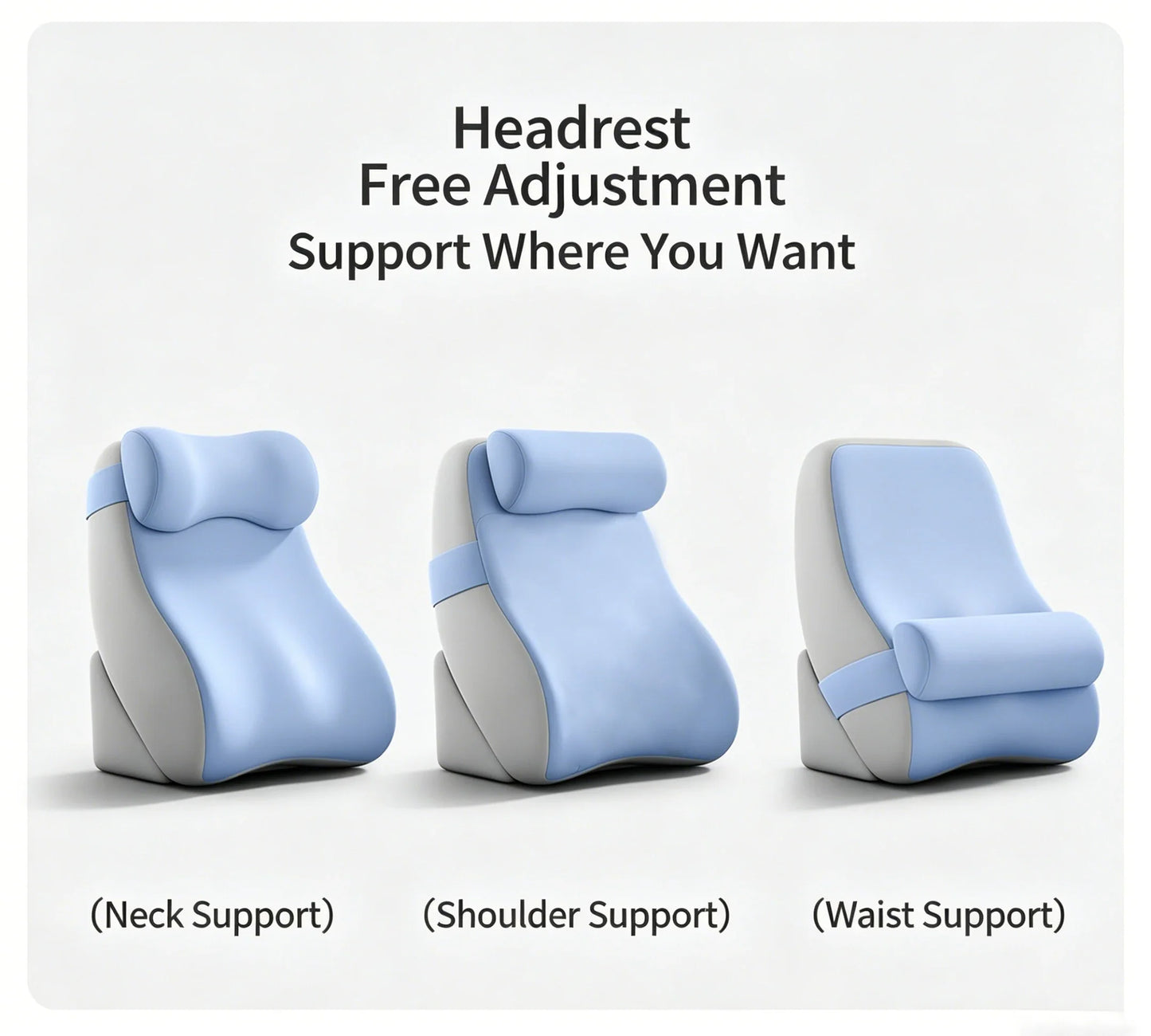 Extra Large Back Support Wedge Pillow with Ergonomic Design