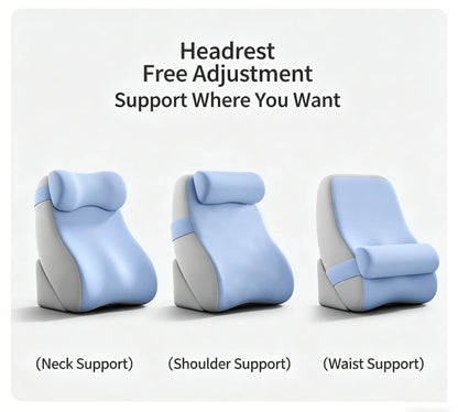 Extra Large Back Support Wedge Pillow with Ergonomic Design
