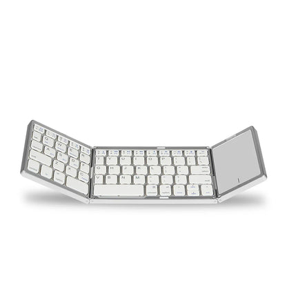 Compact Bluetooth Keyboard with Touchpad – Foldable Design
