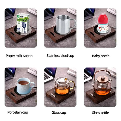 Sleek Drink Warmer – 5 Adjustable Heat Settings for Home & Office