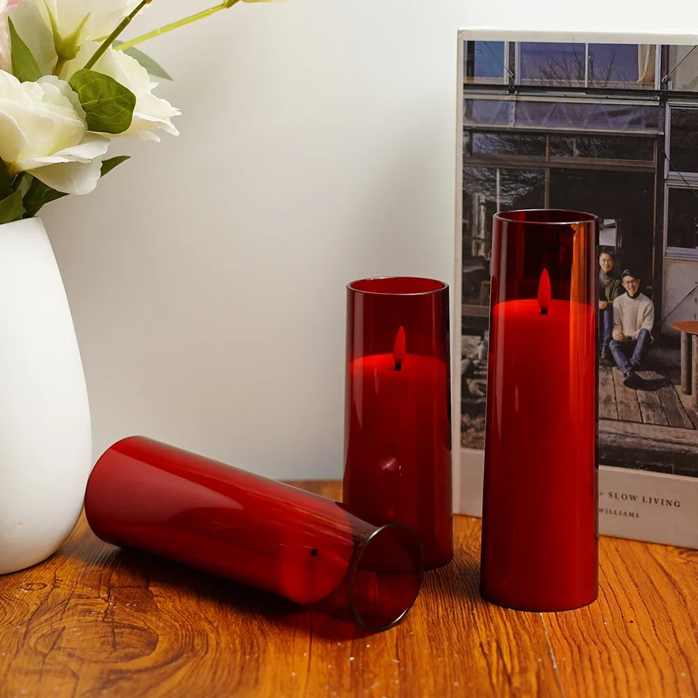 LED Candles with Remote Control - Pack of 5