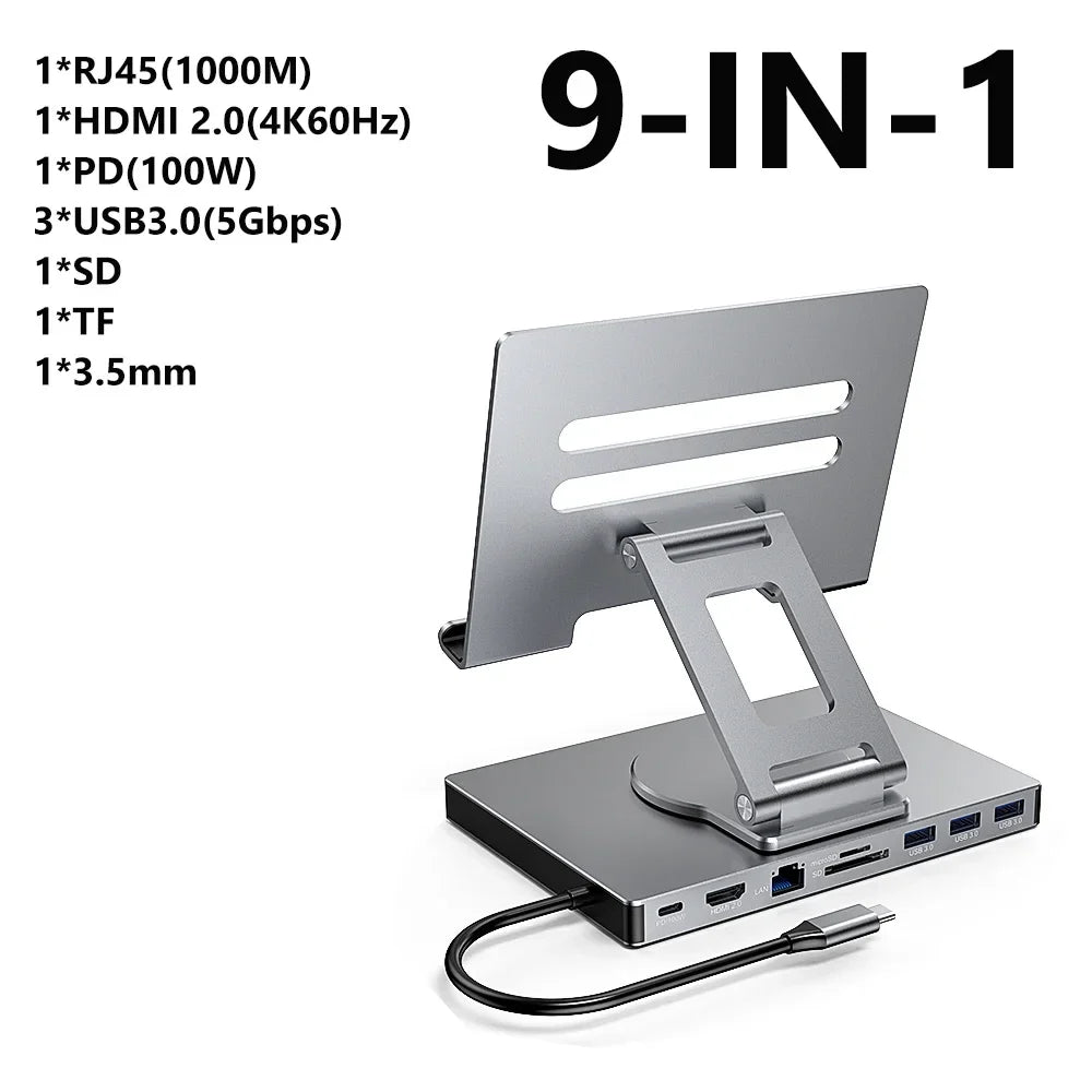 9-in-1 Multiport Docking Station