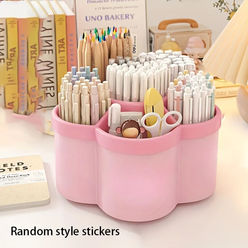 Desktop Pen Organizer with 360-Degree Rotation