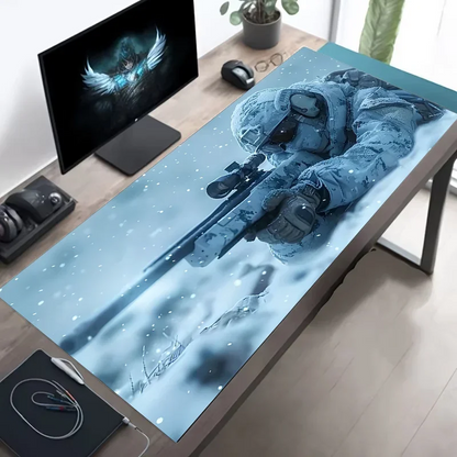 Tactical Soldiers Gaming Mouse Pad - XXL Size