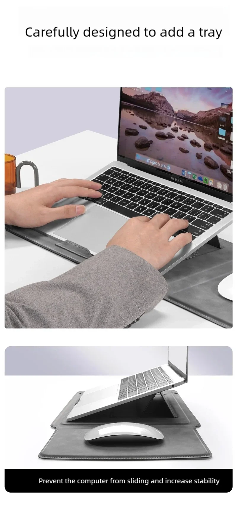 Protective Case for Laptop with Built-in Stand