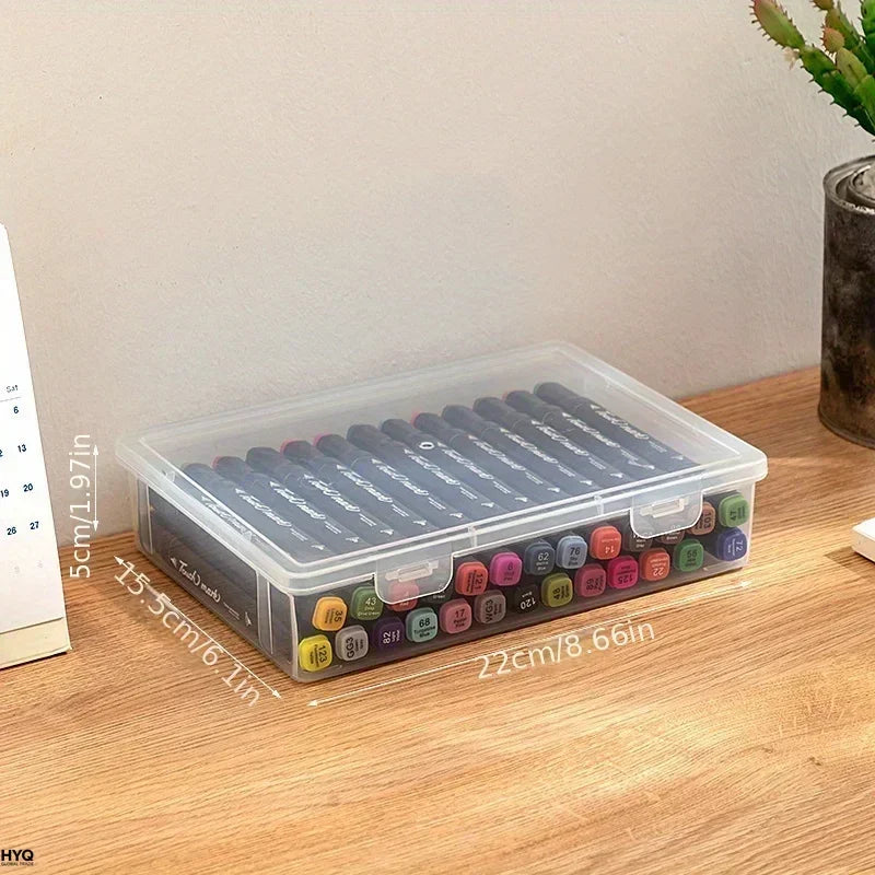 Transparent Pencil Storage Case for Organization