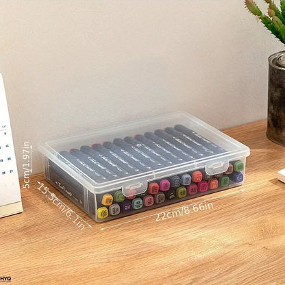 Transparent Pencil Storage Case for Organization