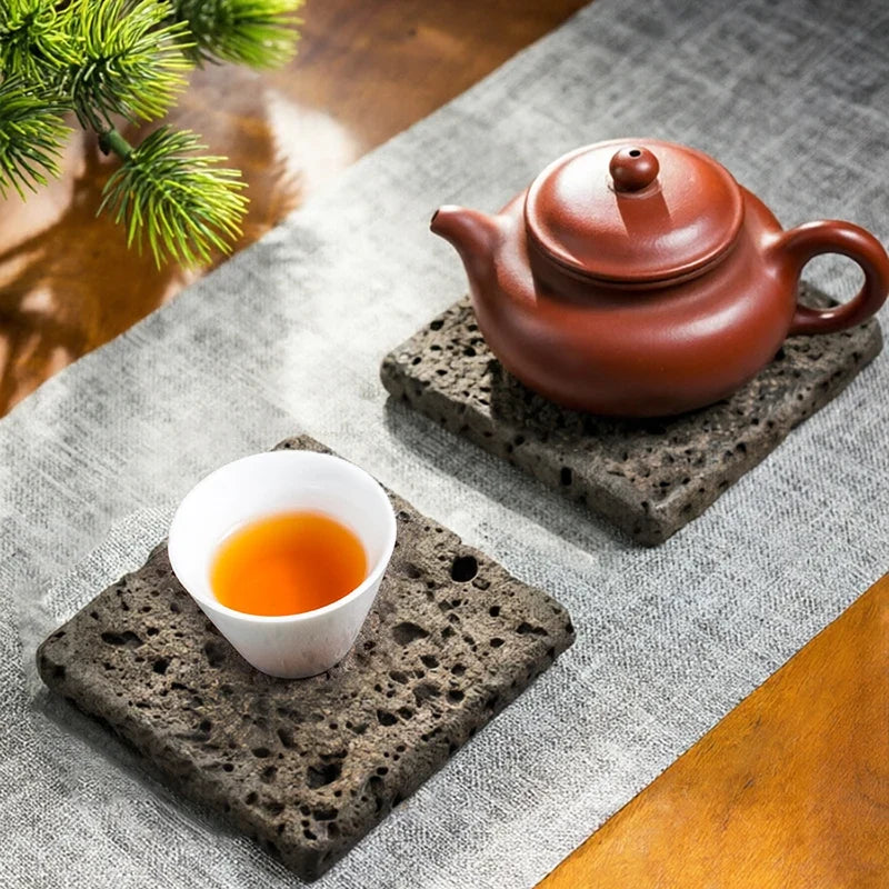 Volcanic Stone Tea Cup Coaster