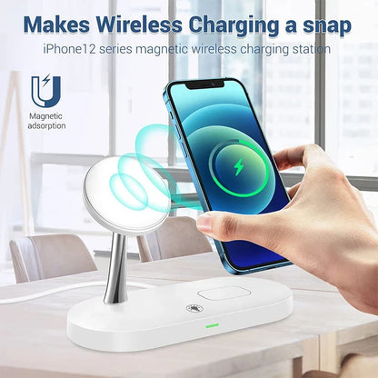 3-in-1 Magnetic Wireless Charger Station for Devices
