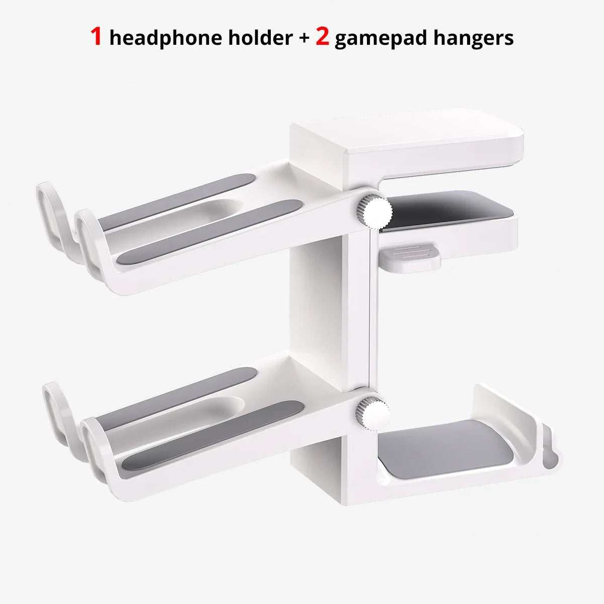 Headphone Stand with Dual Controller Holder