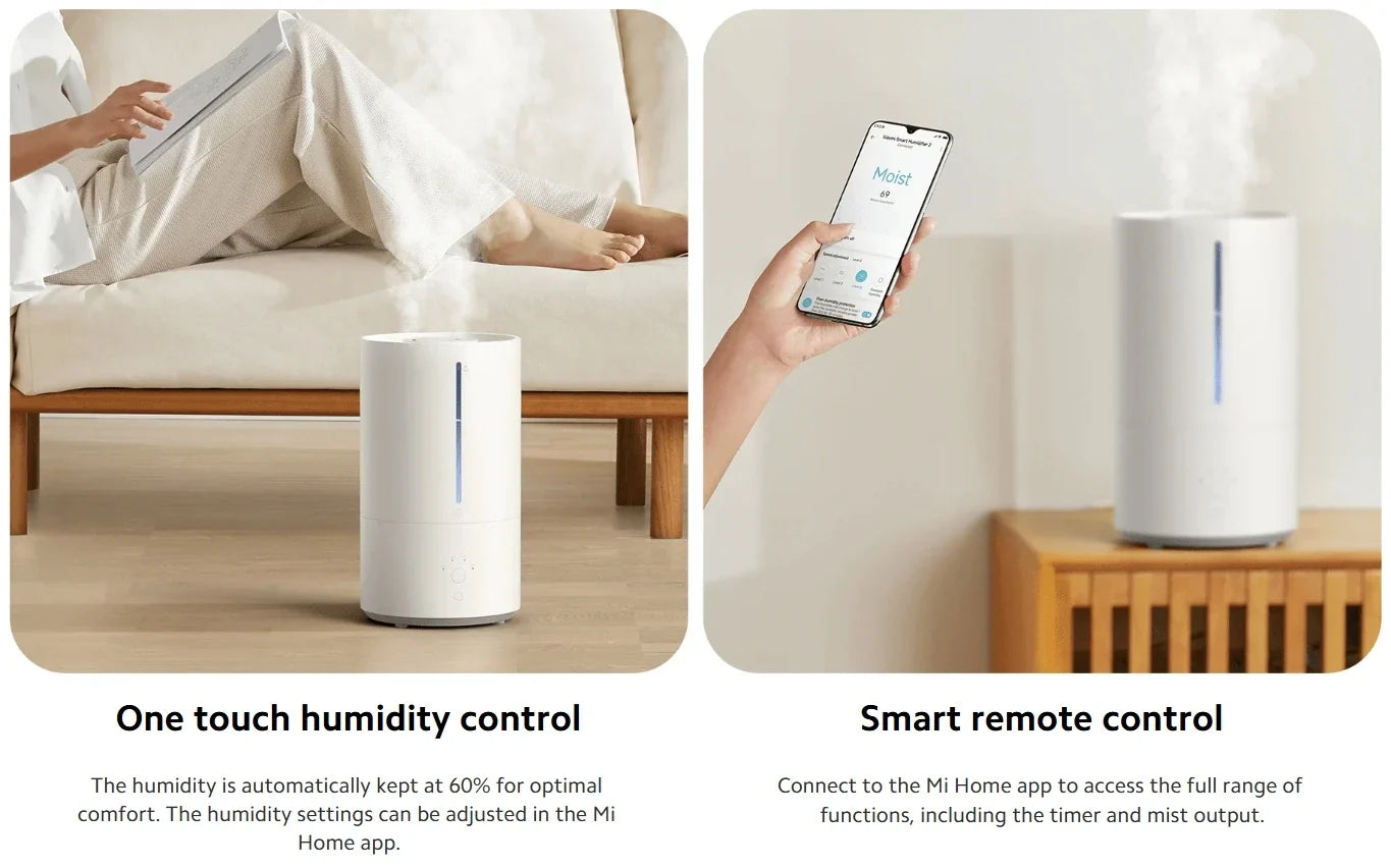 Smart Humidifier with Antibacterial Features