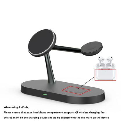 3-in-1 Magnetic Wireless Charger Station for Devices