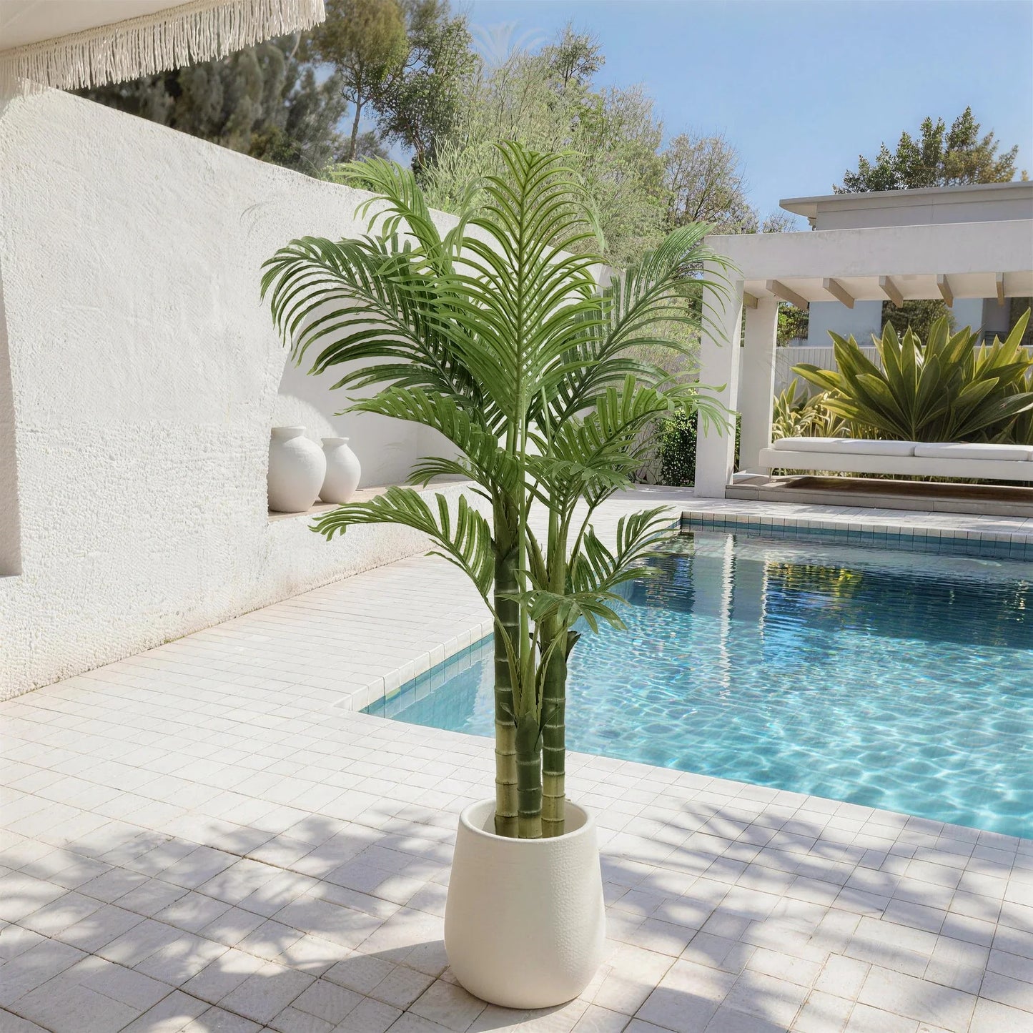 Decorative Areca Palm Plant - Faux Indoor Tree