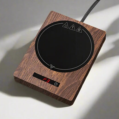 Sleek Drink Warmer – 5 Adjustable Heat Settings for Home & Office
