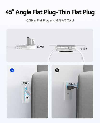 Travel-Friendly Power Strip with Cord Organization