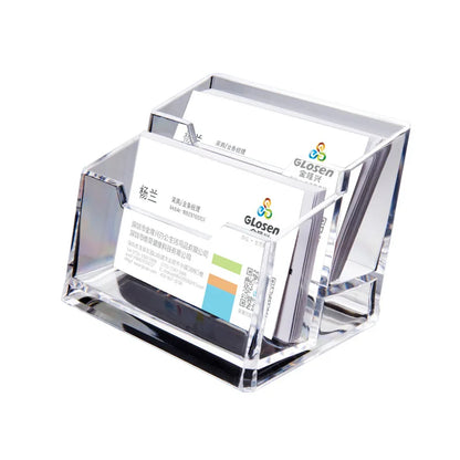 Acrylic Holder for Business Cards – Clear Display Stand