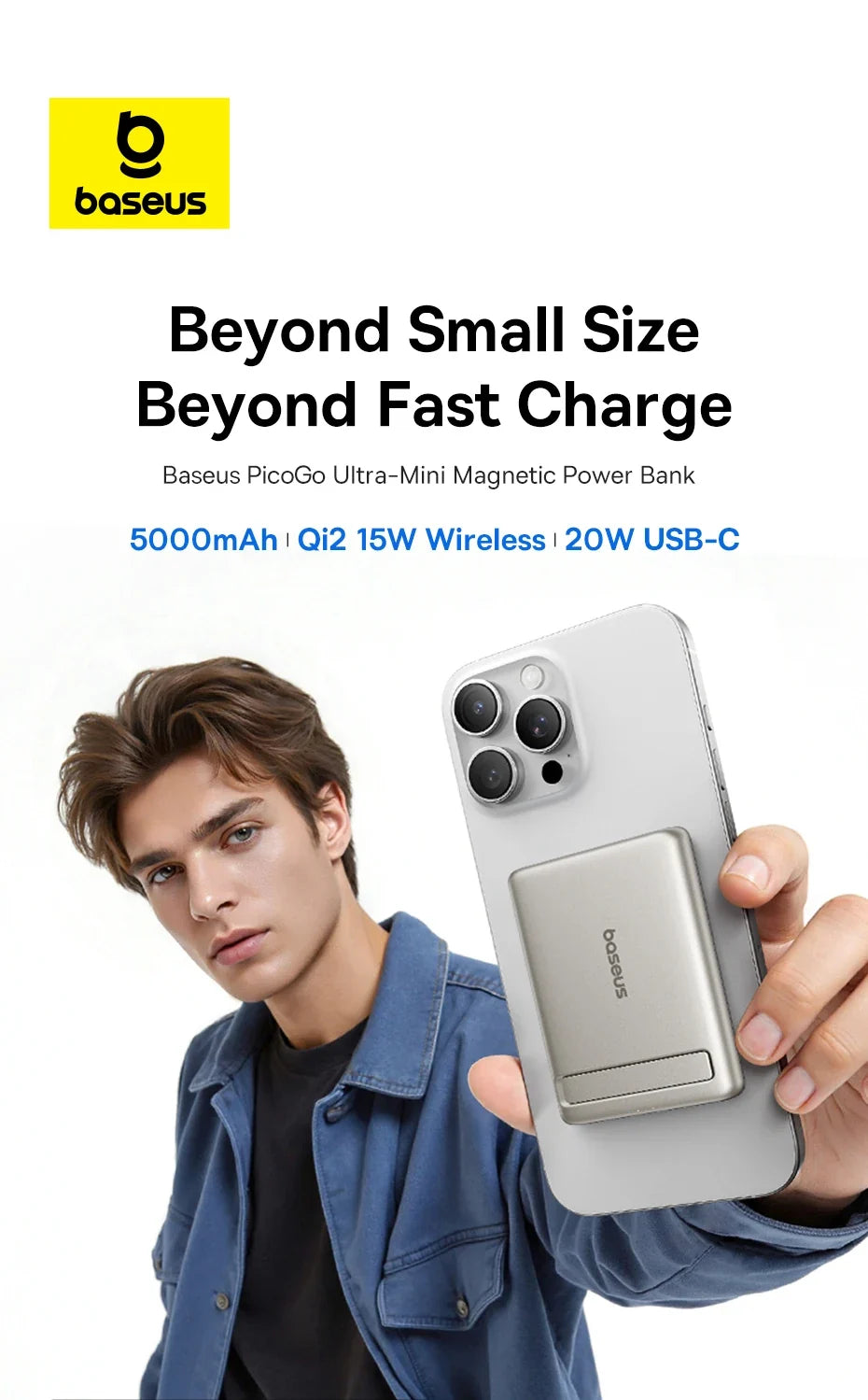 5000mAh Wireless Charger Portable Power Bank