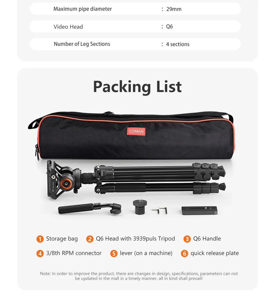 Scenic Photography Tripod for Travel Use