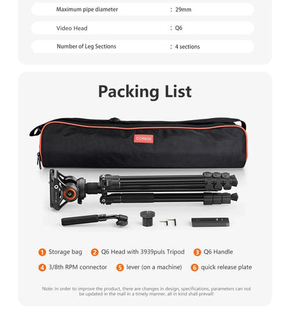 Scenic Photography Tripod for Travel Use