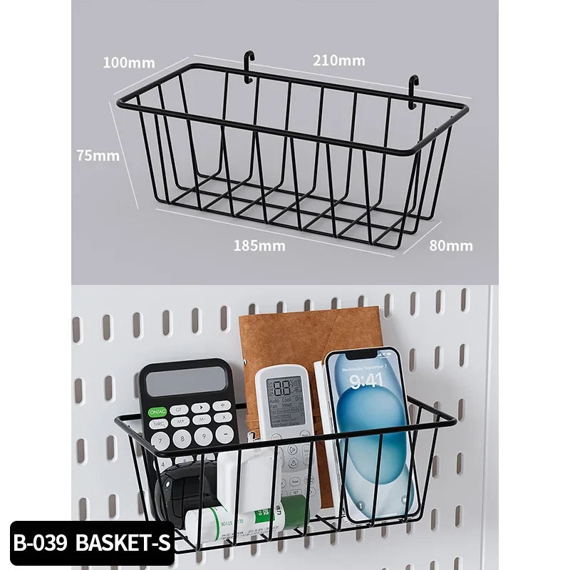 Vertical Pegboard Organizer for Desk Use