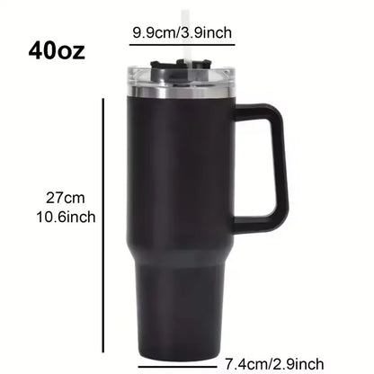 Water Bottle with Straw – Insulated Design
