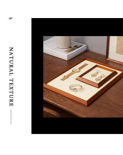 Elegant Wooden Tray for Bracelet Storage and Organization