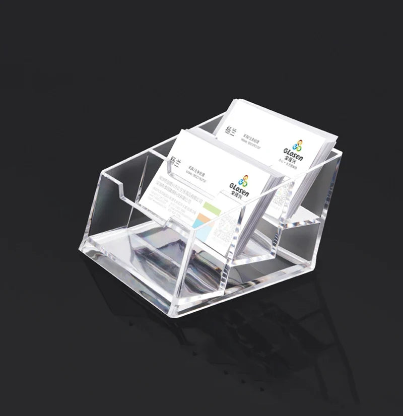 Acrylic Holder for Business Cards – Clear Display Stand