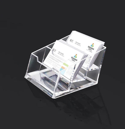 Acrylic Holder for Business Cards – Clear Display Stand