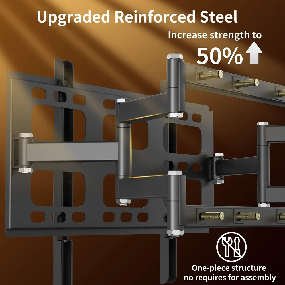 Adjustable Wall Bracket for TVs with Full Motion Capability