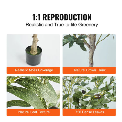 Olive Tree Decoration with Stable Base