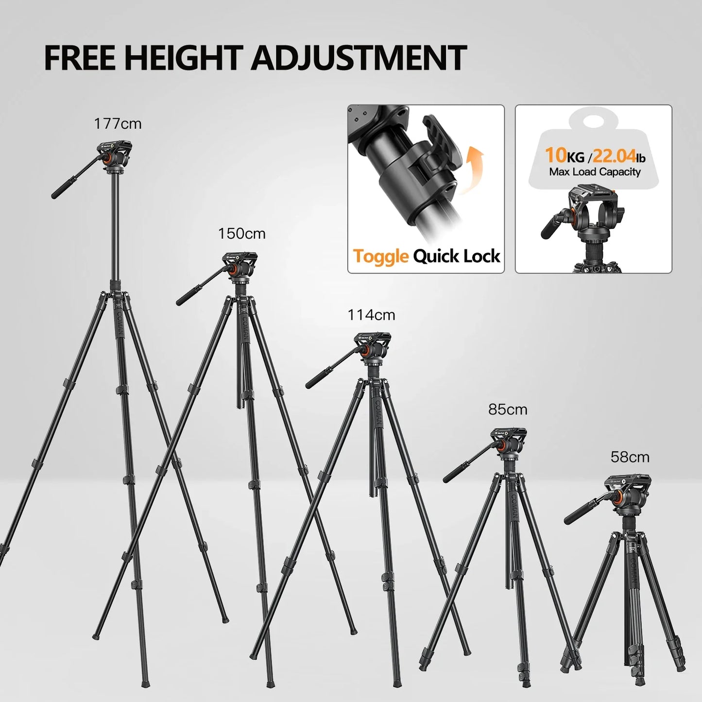 Scenic Photography Tripod for Travel Use