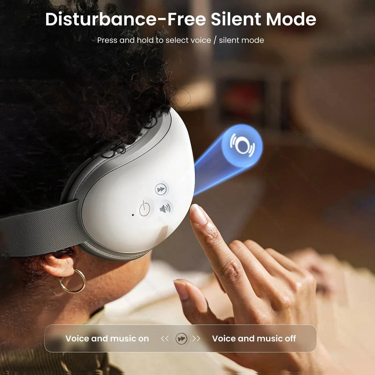 Eye Massager with Heat and Vibration Features