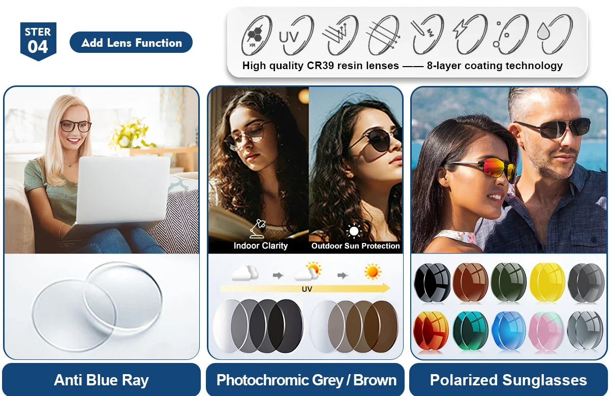 Lightweight Titanium Reading Glasses