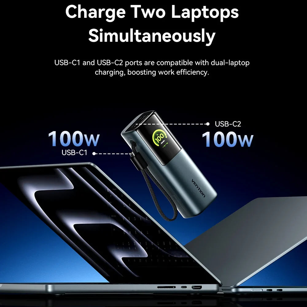 High-Capacity 27000mAh Portable Power Bank Charger