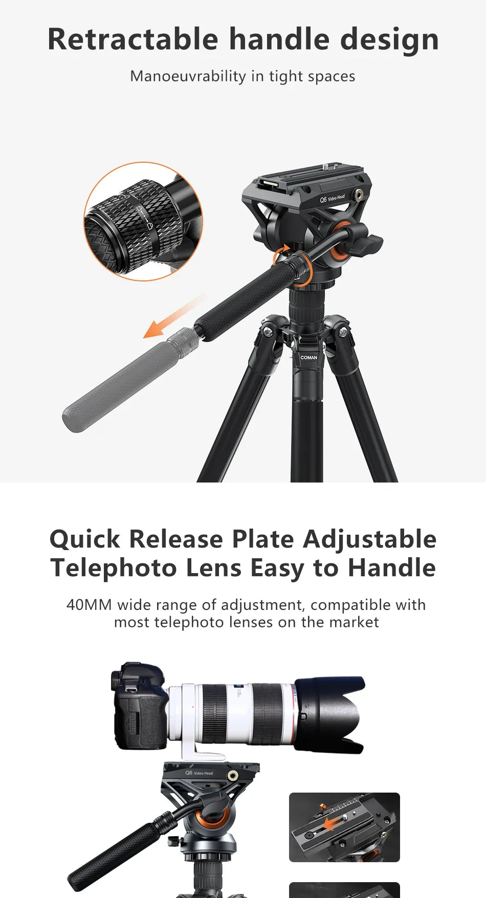Scenic Photography Tripod for Travel Use
