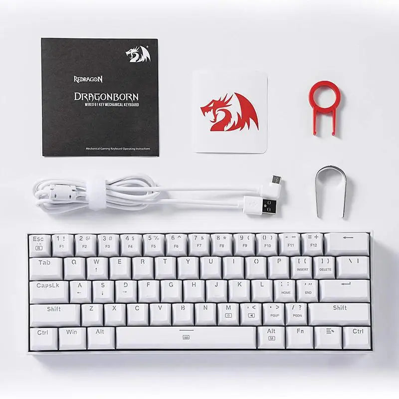 60% Hot-Swap Gaming Keyboard in Red