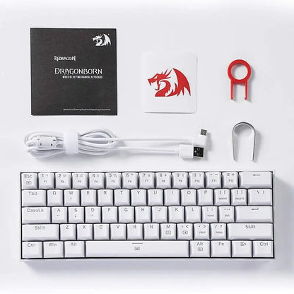 60% Hot-Swap Gaming Keyboard in Red