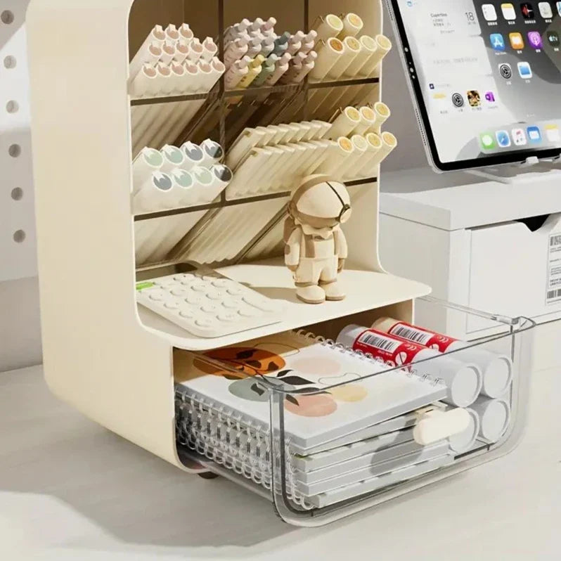 Desk Organizer with Pencil Compartment – Multi-Tier Storage Solution
