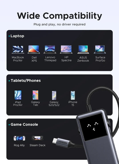 6-Port Docking Station with Multiple Connectivity Options
